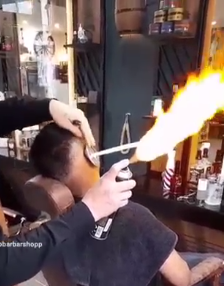 Fire Cut bei Shano BarberShop
